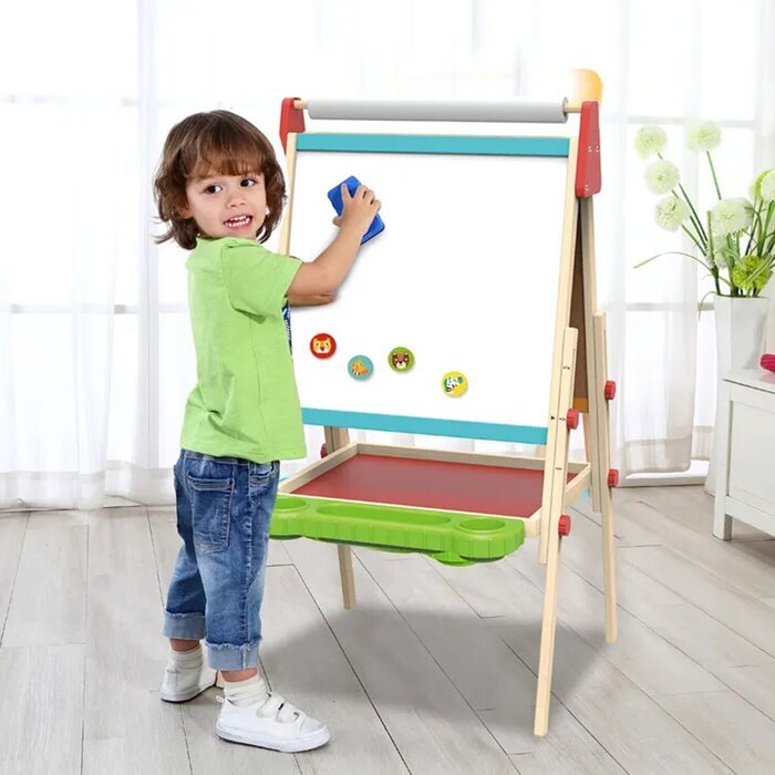 Tooky Toy Co Deluxe Standing Art Easel 56x54x120cm