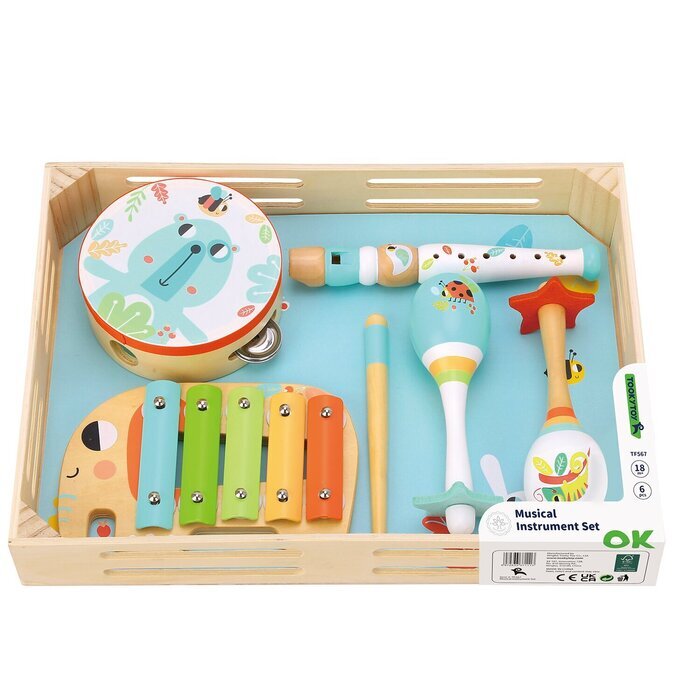 Tooky Toy Co Music Instrument Set 37x29x6cm