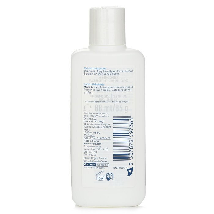Cerave Moisturising Lotion For Dry to Very Dry Skin 88ml/3oz