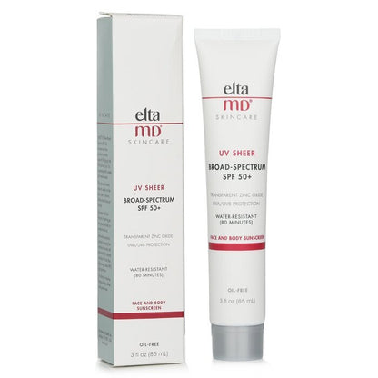 EltaMD UV Sheer Breedspectrum SPF 50+ Zonnebrandcrème (Voor Gezicht en Lichaam) 85ml