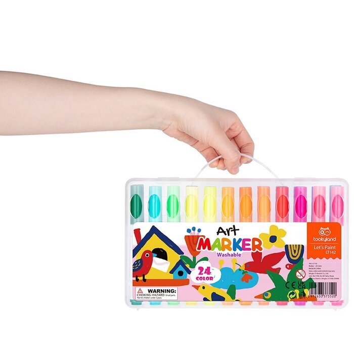 Tookyland Washable Marker - 24 Colors 10x10x16cm