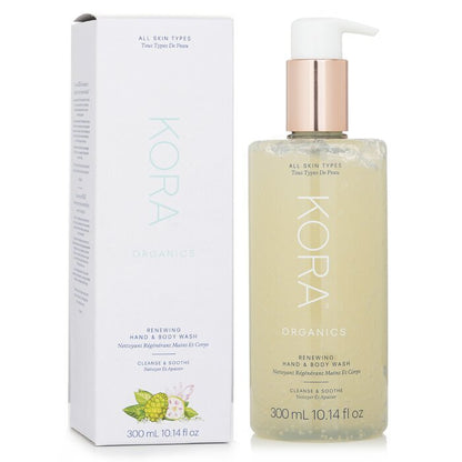Kora Organics Vernieuwende Hand- en Lichaamszeep 300ml/10.14oz