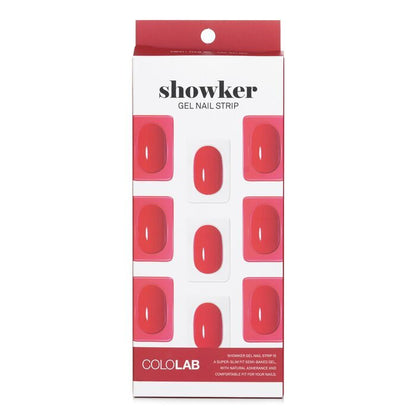 Cololab Showker Gel Nail Strip # CSF511 Kiss You Red 1pcs