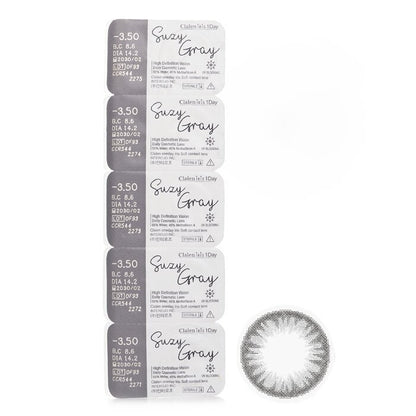 Calen Iris 1Day Suzy Gray -3.50 5 stuks x 1 strip