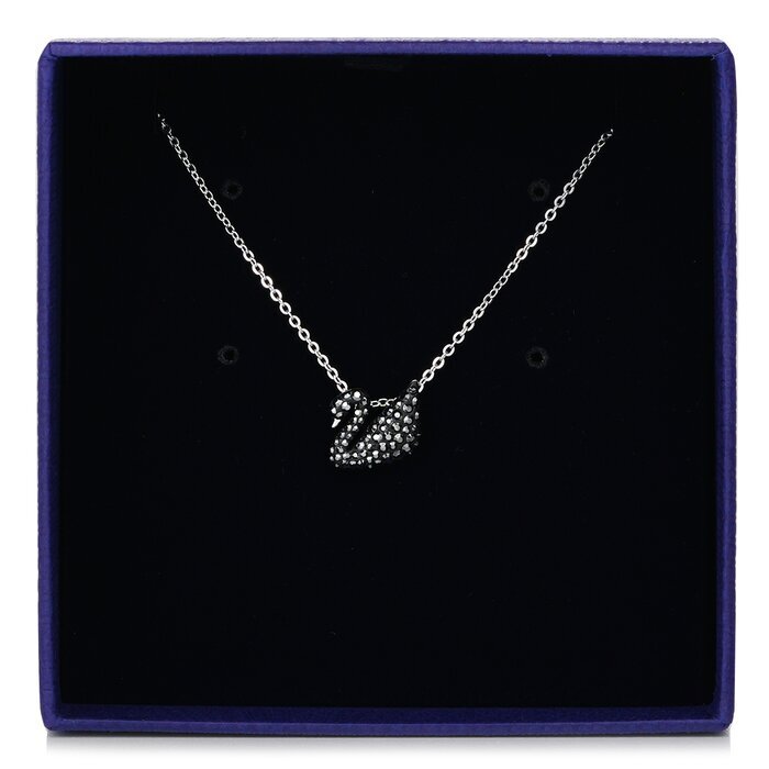 Swarovski Iconic Swan pendant Swan 5347330  - Small, Black, Rhodium plated Black