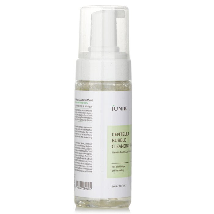 iUNIK Centella Bubble Cleansing Foam - Voor alle huidtypen 150 ml/5,07 oz