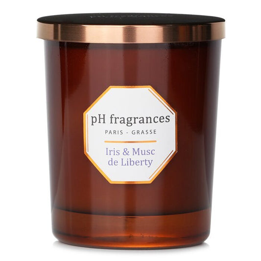 pH fragrances Geurkaars Iris &amp; Musc de Liberty 180g/6.3oz
