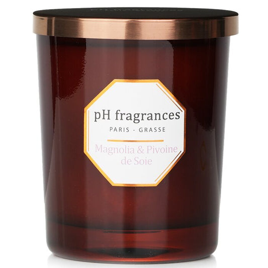 pH fragrances Geurkaars Magnolia &amp; Pivoine de Soie 180g/6.3oz