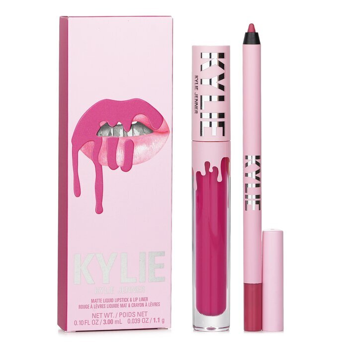 Kylie By Kylie Jenner Matte Lip Kit: Matte Liquid Lipstick 3ml + Lip Liner 1.1g - # 102 Extraordinary 2pcs