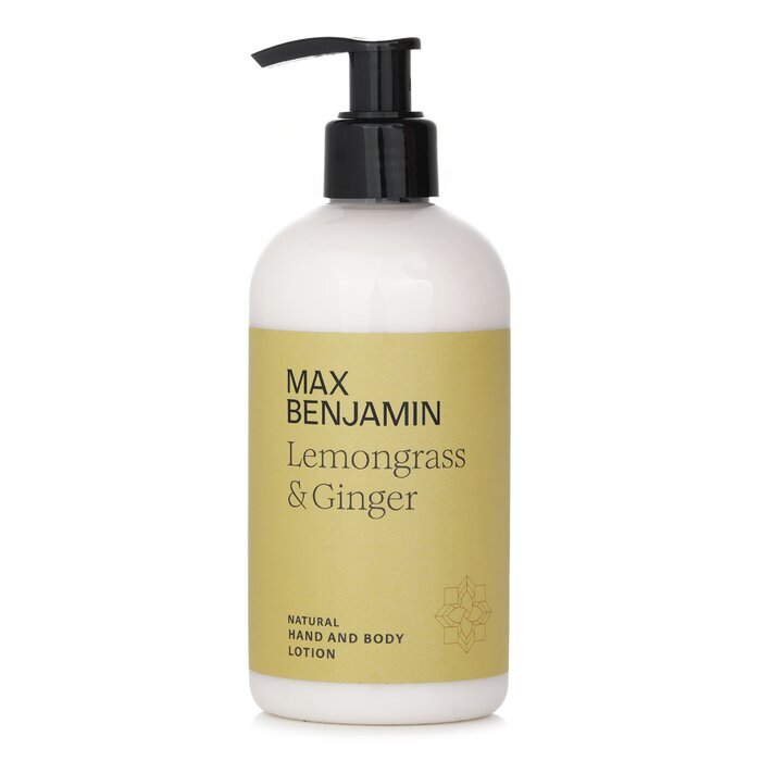 Max Benjamin Natural Hand & Body Lotion - Lemongrass And Ginger 300ml