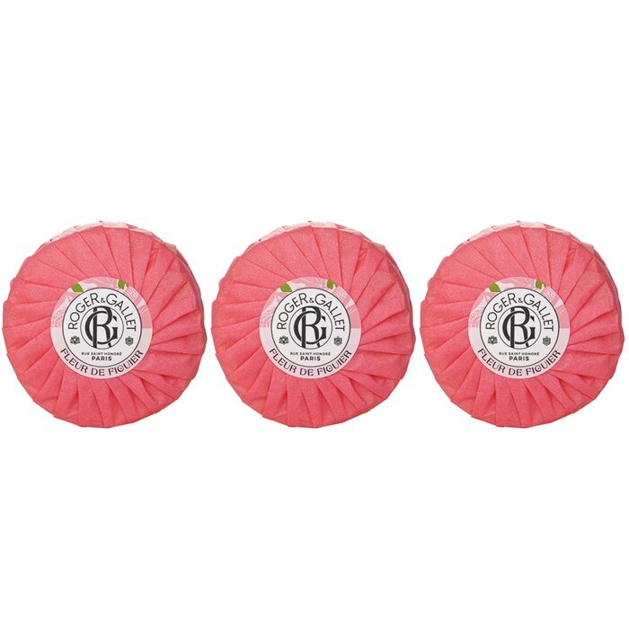 Roger & Gallet Fig Blossom Wellbeing Soaps Coffret 3x100g