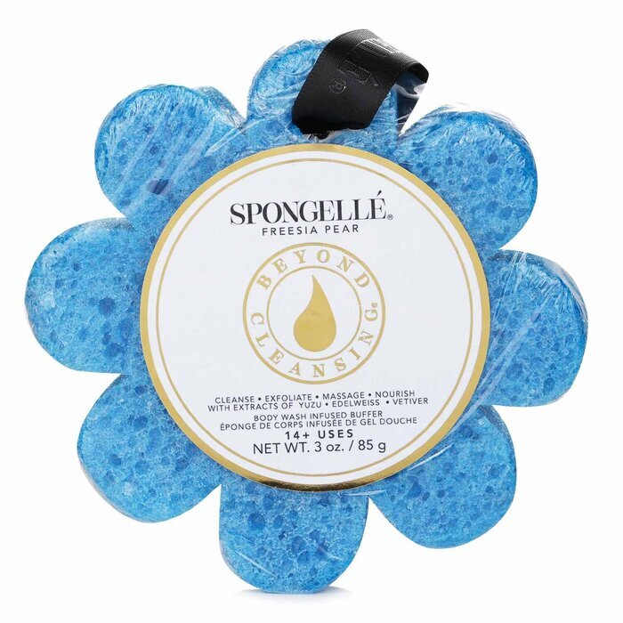 Spongelle Wild Flower Soap Sponge - Freesia Pear (Blue) 1pc/85g