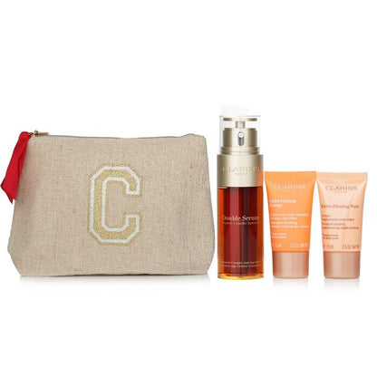 Clarins Rituale Double Serum & Extra Firming Set: 3pcs+1bag