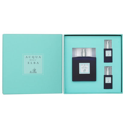 Acqua Dell'Elba Eau De Parfum Blu Fragrance For Men Coffret 3pcs