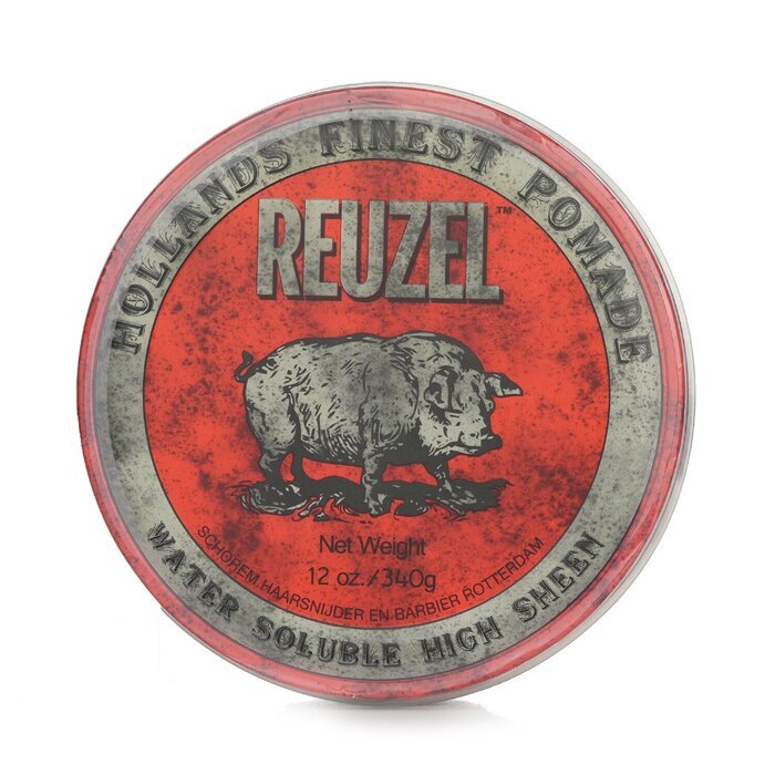 Reuzel Red Pomade (Water Soluble, High Sheen) (box slightly damage) 340g/12oz