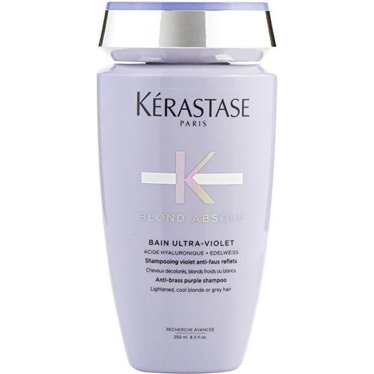 Kerastase Blond Absolu Bain Ultra-Violet Anti-Brass Purple Shampoo (Gebleekt, Koelblond of Grijs Haar) 250ml/8.5oz