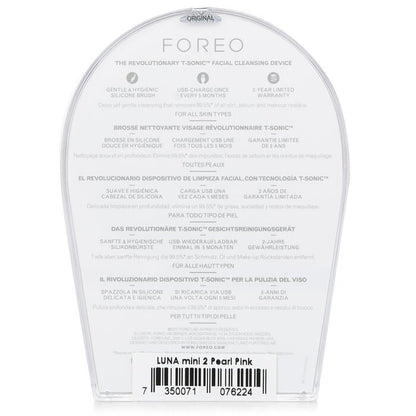 FOREO Luna Mini 2 Smart Mask Treatment Device - Parelroze 1 stuk