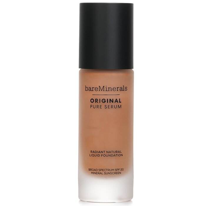 BareMinerals Original Pure Serum Radiant Natural Liquid Foundation Mineral SPF 20 - #Medium Deep Neutral 4.5 30ml/1oz