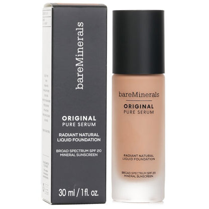 BareMinerals Original Pure Serum Radiant Natural Liquid Foundation Mineral SPF 20 - # Medium Cool 3.5 30ml/1oz