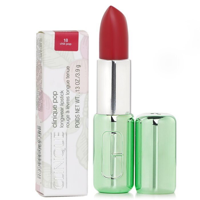 Clinique Pop Longwear Lipstick Matte - # 18 Chili Pop 3.9g/0.13oz