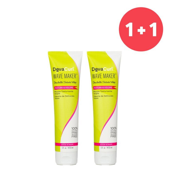 DevaCurl 【Buy 1 Get 1】Wave Maker (Touchable Texture Whip - Texture & Volume)   (Add ONE to Cart and get TWO) 147.9ml/5oz