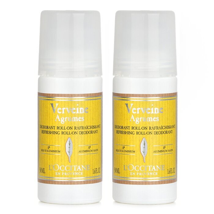 L'Occitane 【1+1 Set】Citrus Verbena Refreshing Roll-On Deodorant 50ml x2