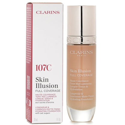 Clarins Skin Illusion Full Coverage Foundation - 107C 30ml