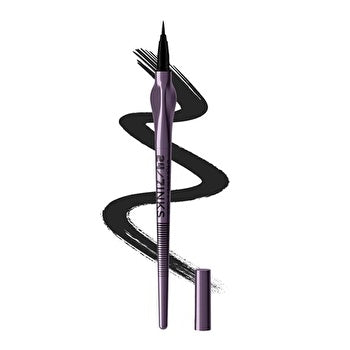 Urban Decay 24/7 Inks vloeibare eyelinerpen, waterbestendig, veegvast, veganistische formule, precisiepunt met ergonomische grip, Zero Matte Black