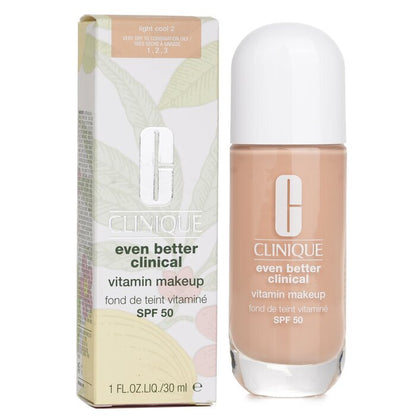 Clinique Even Better Clinical Vitamin MakeUp Foundation SPF 50 - 2 Licht Koel 30ml