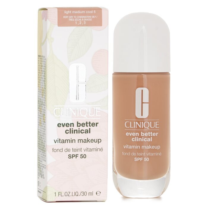 Clinique Even Better Clinical Vitamin MakeUp Foundation SPF 50 - 5 Licht Medium Koel 30ml