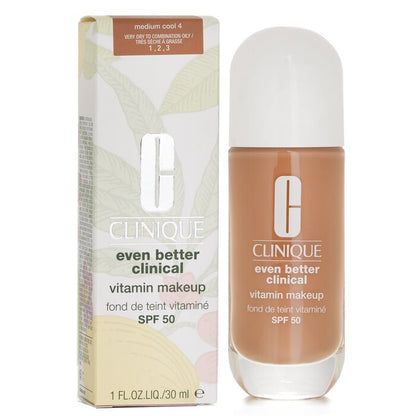 Clinique Even Better Clinical Vitamin MakeUp Foundation SPF 50 - 4 Medium Cool 30ml