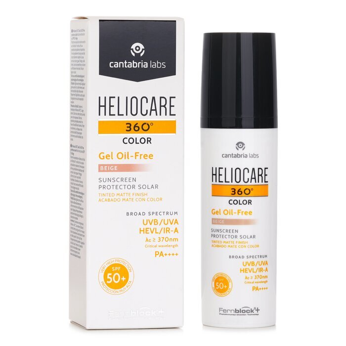 Heliocare by Cantabria Labs Heliocare 360 ​​Gel met SPF 50 - Beige 50ml