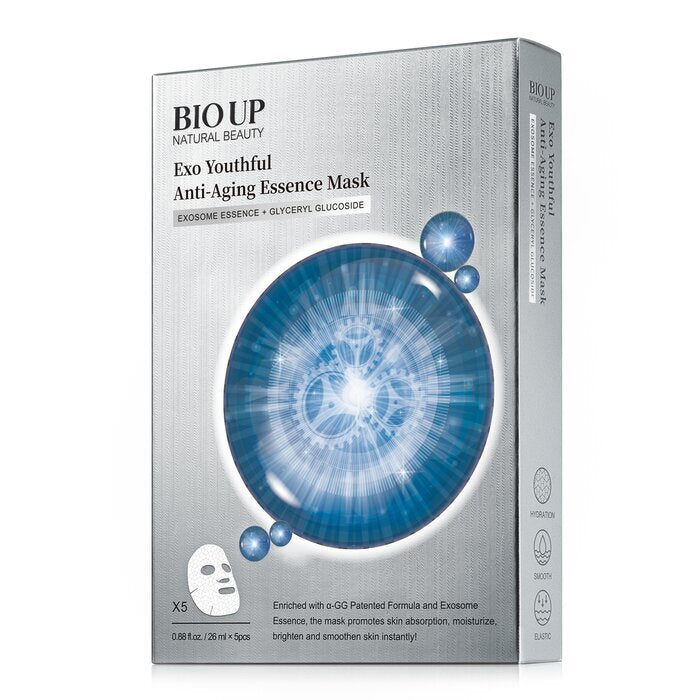 Natuurlijke schoonheid Bio Up Exo Jeugdig anti-verouderingsmasker 26 ml x 5 stuks