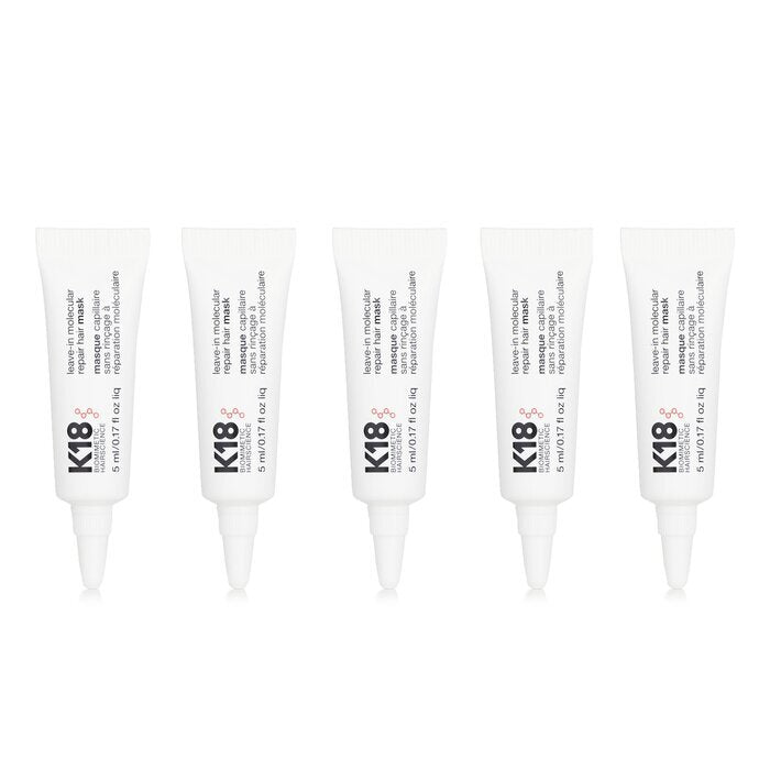 K18 【Super Saver Pack】Leave-In Molecular Repair Haarmasker 5ml x5