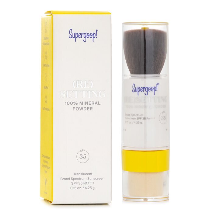 Supergoop (Re)setting Mineral Powder SPF 35 - Transparant 4,25 g
