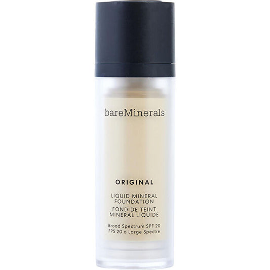 BareMinerals Original Liquid Mineral Foundation SPF 20 - # 03 Fairly Light (voor een zeer lichte, warme huid met een subtiele perziktint) 30 ml/1 oz