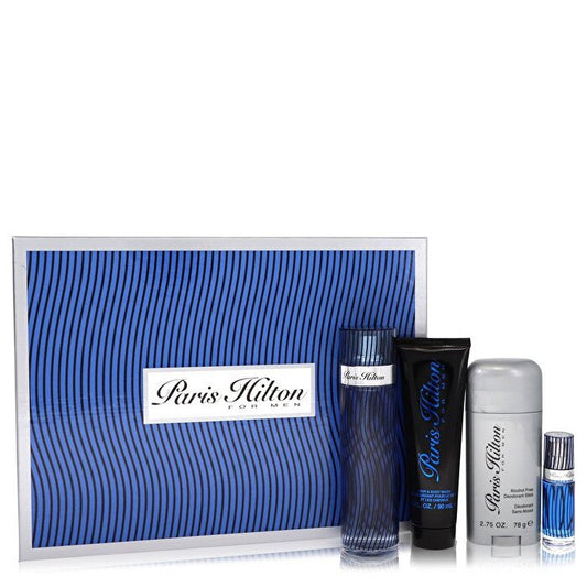 Paris Hilton Cadeauset - Eau De Toilette Spray + 3 oz Body Wash + 2,75 oz Deodorant Stick + 0,25 Mini Eau De Toilette Spray