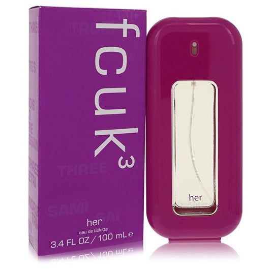 French Connection Fcuk 3 Eau De Toilette Spray 100 ml/3,4 oz