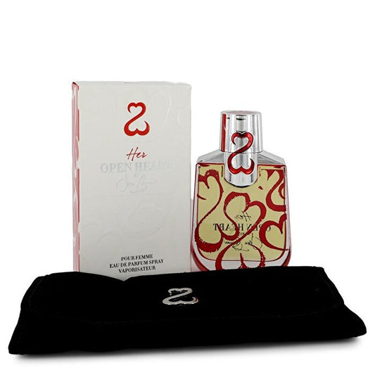 Jane Seymour Her Open Heart Eau De Parfum Spray met gratis sieradenrol 100ml/3.4oz