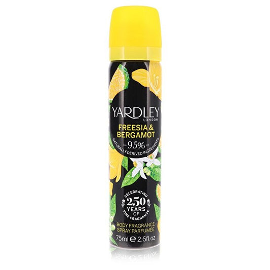 Yardley London Yardley Freesia &amp; Bergamot Lichaamsgeurspray 77ml/2.6oz