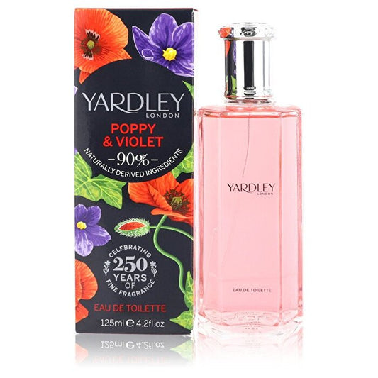 Yardley London Yardley Poppy &amp; Violet Eau De Toilette Spray 125ml/4.2oz