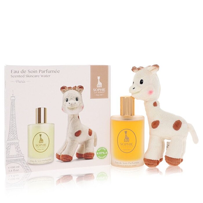Sophie La Girafe Sophie La Girafe Eau De Soin Parfumee Cadeauset - Geparfumeerd huidverzorgingswater (alcoholvrij) + 1 Sophie La Girafe knuffel