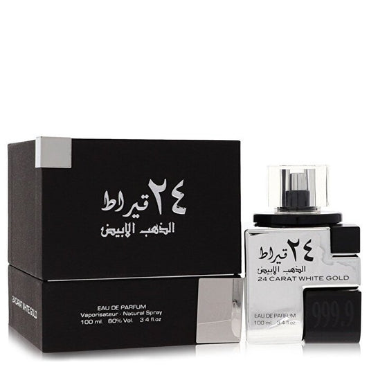Lattafa Lattafa 24-karaats witgoud Eau de Parfum Spray (Unisex) 100 ml/3,4 oz