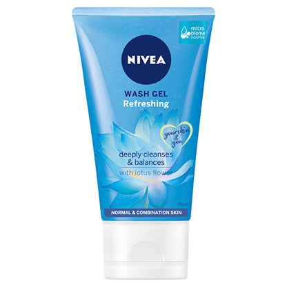 Nivea Verfrissende Gezichtsreiniger Gel Reiniger met Lotusbloem 150ml