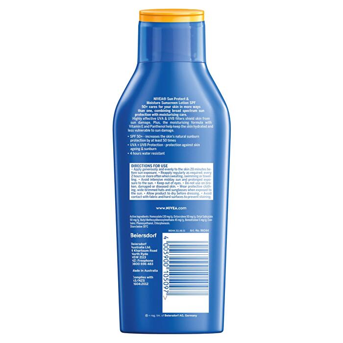 Nivea Zonnebrandcrème Beschermt en Hydrateert Spf50+ 400ml/13.5oz