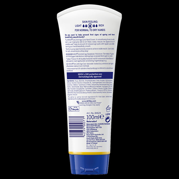 Nivea Hand Q10 3 In 1 Anti Age 100ml/3.4oz