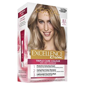 L'Oreal Paris Excellence Crème Permanente Haarkleuring - 8.1 Asblond