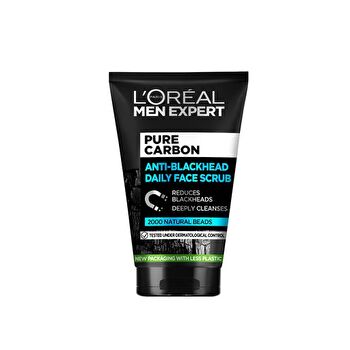 L'Oreal Paris Men Expert Pure Carbon Anti-Blackhead Dagelijkse Gezichtsscrub 100ml 100mL