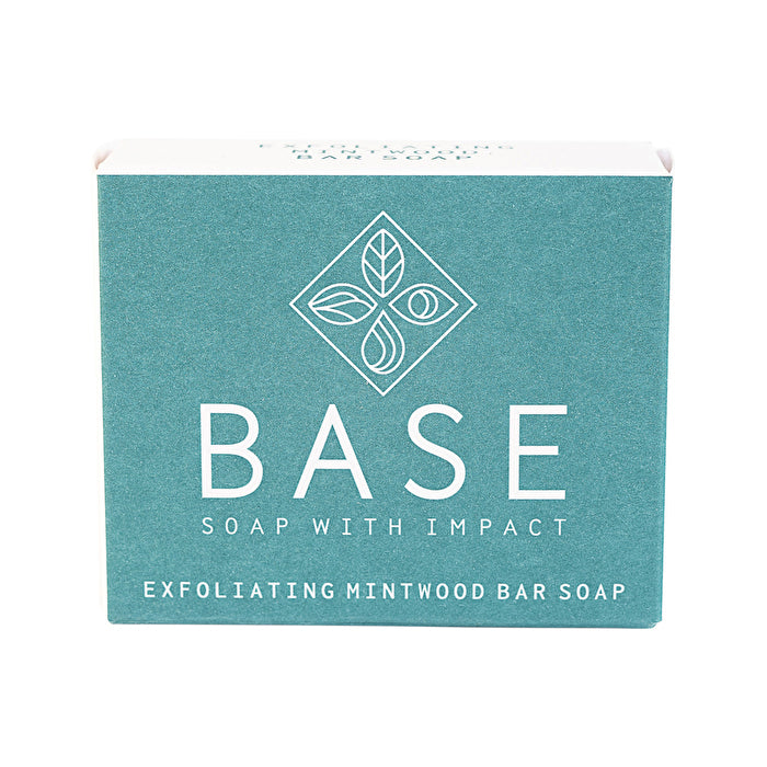 Basis (Zeep met impact) Zeepblok Exfoliërende Munthout (Verpakt) 120g