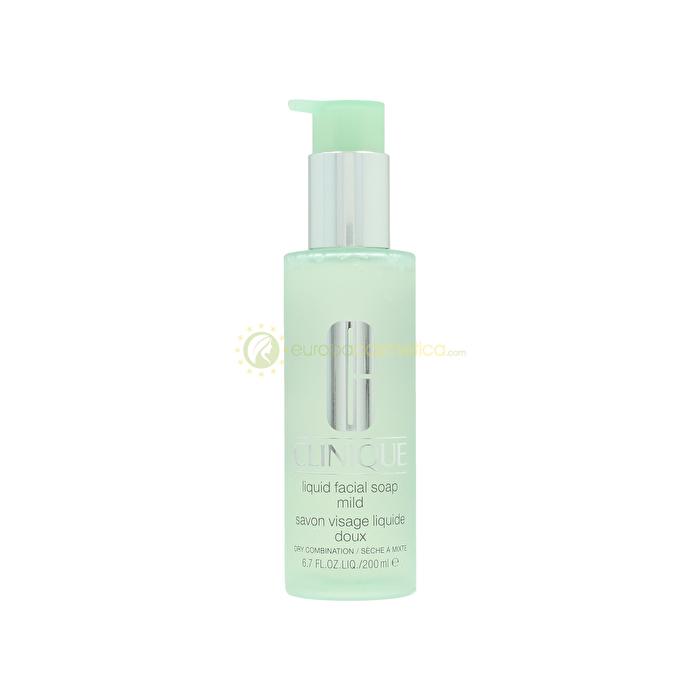 Clinique Liquid Facial Soap - Mild Dry Combination - All About Clean 200ml